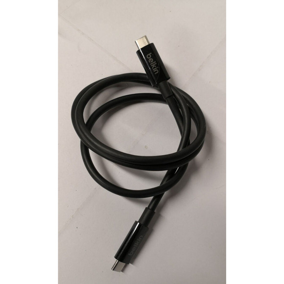 Belkin Thunderbolt Cable 3. Black High Speed Data Transfer. 2.5ft long f Laptops - Picture 3 of 5